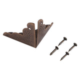 12pcs Wooden Box Jewelry Gift Case Corner Decorative Protectors Iron Edge Cover Guard Bronze In Australia - Darrahopens
