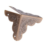 12pcs Wooden Box Jewelry Gift Case Corner Decorative Protectors Iron Edge Cover Guard Bronze In Australia - Darrahopens