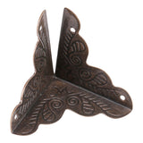 12pcs Wooden Box Jewelry Gift Case Corner Decorative Protectors Iron Edge Cover Guard Bronze In Australia - Darrahopens