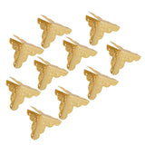 12pcs Wooden Box Jewelry Gift Case Corner Decorative Protectors Iron Edge Cover Guard Golden In Australia - Darrahopens