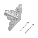12pcs Wooden Box Jewelry Gift Case Corner Decorative Protectors Iron Edge Cover Guard Sliver In Australia - Darrahopens