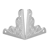 12pcs Wooden Box Jewelry Gift Case Corner Decorative Protectors Iron Edge Cover Guard Sliver In Australia - Darrahopens