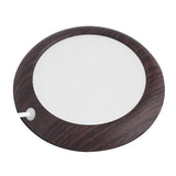 USB Cup Warmer Heat Beverage Mug Mat Office Tea Coffee Heater Pad Dark Wood Grain