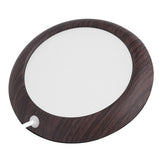 USB Cup Warmer Heat Beverage Mug Mat Office Tea Coffee Heater Pad Dark Wood Grain