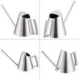 900ml Stainless Steel Watering Can Brushed Garden Planting Indoor Outdoor