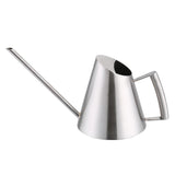 900ml Stainless Steel Watering Can Brushed Garden Planting Indoor Outdoor