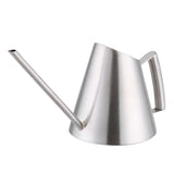 400ml Mini Stainless Steel Watering Can Brushed Garden Planting Indoor Outdoor