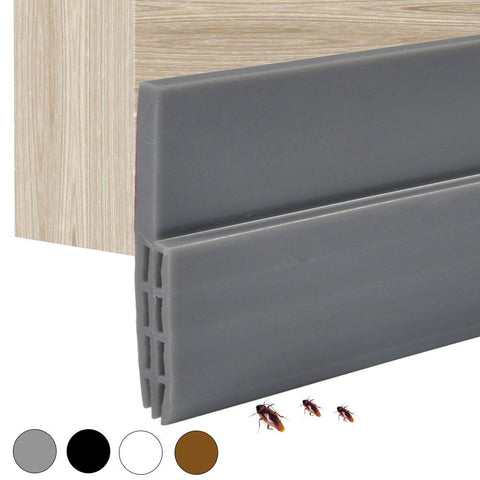 100cm Silicone Rubber Door Strip Self Adhesive Backing Door Seal for Window or Door Gap In Australia - Darrahopens