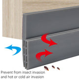 100cm Silicone Rubber Door Strip Self Adhesive Backing Door Seal for Window or Door Gap In Australia - Darrahopens