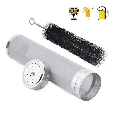 304 Stainless Steel Beer Brewing Mesh Filter With Cleaning Brush Juice Wine Making Filters In Australia - Darrahopens