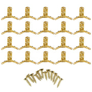 20pcs 90° Angle Support Spring Hinge for Small Jewelry Wine Case Watch Box Wooden Lid (Gold) In Australia - Darrahopens
