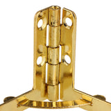 20pcs 90° Angle Support Spring Hinge for Small Jewelry Wine Case Watch Box Wooden Lid (Gold)