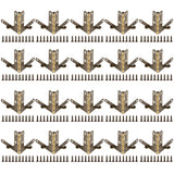 20pcs 90° Angle Support Spring Hinge for Small Jewelry Wine Case Watch Box Wooden Lid (Bronze) In Australia - Darrahopens