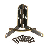 20pcs 90° Angle Support Spring Hinge for Small Jewelry Wine Case Watch Box Wooden Lid (Bronze) In Australia - Darrahopens