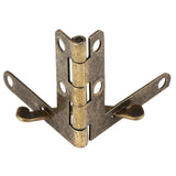 20pcs 90° Angle Support Spring Hinge for Small Jewelry Wine Case Watch Box Wooden Lid (Bronze) In Australia - Darrahopens