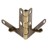 20pcs 90° Angle Support Spring Hinge for Small Jewelry Wine Case Watch Box Wooden Lid (Bronze) In Australia - Darrahopens