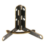 20pcs 90° Angle Support Spring Hinge for Small Jewelry Wine Case Watch Box Wooden Lid (Bronze) In Australia - Darrahopens