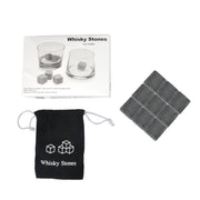 Pack of 9pcs Whisky Chilling Stone Ice cubes Drinks Wine Beer Cooler Barware Cubes Gift Set