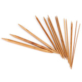 Bamboo Knitting Needles Smooth Double Pointed Set 15 Sizes from 2mm to 10mm In Australia - Darrahopens