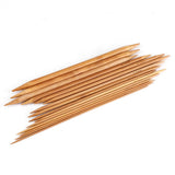 Bamboo Knitting Needles Smooth Double Pointed Set 15 Sizes from 2mm to 10mm