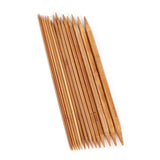 Bamboo Knitting Needles Smooth Double Pointed Set 15 Sizes from 2mm to 10mm