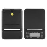 3KG/0.1g Electronic Digital Kitchen Food Scale Drip Coffee Weighing with Timer(Green Backlight)