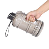 2.2L Water Bottle Kettle Sports Cup Camping Gym Large Capacity Outdoor Black