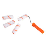 10-Piece 4 Inch Professional Home Decoration Wall Paint Roller Replacable Tools Kit