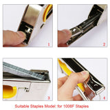 Stainless Steel Construction Manual Staple Gun Furniture Stapler to Hold 1008F Staples