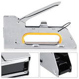 Stainless Steel Construction Manual Staple Gun Furniture Stapler to Hold 1008F Staples