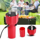 Solid Construction Barbecue Grill Rotator Motor BBQ Roast Bracket Accessory with USB Wire