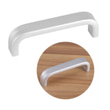 Aluminum Alloy Door Handles Matte Surface Hardware for Kitchen Cabinet Furniture 64mm Solid