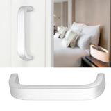 Aluminum Alloy Door Handles Matte Surface Hardware for Kitchen Cabinet Furniture 64mm Solid