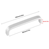 Aluminum Alloy Door Handles Matte Surface Hardware for Kitchen Cabinet Furniture 96mm Solid