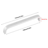 Aluminum Alloy Door Handles Matte Surface Hardware for Kitchen Cabinet Furniture 128mm Solid