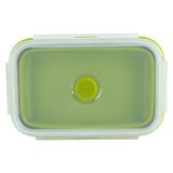 800ml Silicone Collapsible Portable Lunchbox Bowl Folding Food Storage Container Green
