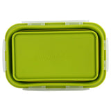 800ml Silicone Collapsible Portable Lunchbox Bowl Folding Food Storage Container Green