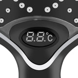 3 Color LED Handheld Bathroom Digital Temperature Display Shower Spray Head