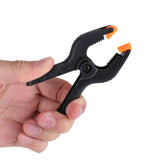 10pcs 3inch A Type Black Multifunctional Plastic Spring Clamp Clip DIY Woodworking Tool