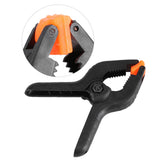 10pcs 3inch A Type Black Multifunctional Plastic Spring Clamp Clip DIY Woodworking Tool