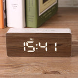 Multi function LED Digital Cosmetic Mirror Alarm Clock Gift Rectangle In Australia - Darrahopens