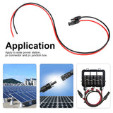 2.5mm Pair of Red Black Solar Panel PV Cable Wire Male Female Connectors