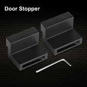 1 Pair Zinc Alloy Door Stopper Replacement Part for Sliding Barn Door Rail Track
