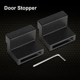 1 Pair Zinc Alloy Door Stopper Replacement Part for Sliding Barn Door Rail Track