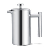 350ML Double Wall Stainless Steel Coffee Maker French Press Tea Pot with Filter In Australia - Darrahopens