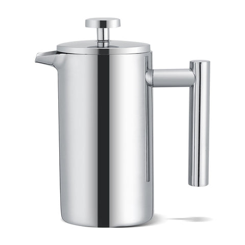 350ML Double Wall Stainless Steel Coffee Maker French Press Tea Pot with Filter In Australia - Darrahopens