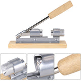Mechanical Walnut Cracker Nut Opener Kitchen Tools Desktop Wood Base Handle