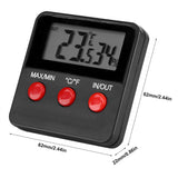 Digital LCD Thermometer Hygrometer Temp Humidity Monitor Meter for Egg Incubator Pet Keeping