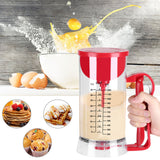 Cordless Electric Battery Powered Mixer Dispenser Pancake Cupcake Waffle Batter Maker Machine