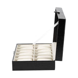 12 Soft Pillow Watch Box Jewelry Display Storage Organizer Box Case Black